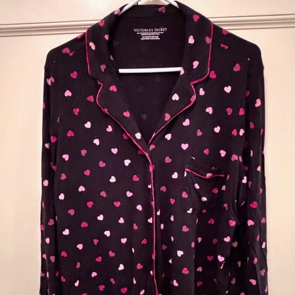 Victoria’s Secret Modal Heart PJs Size XL - Picture 1 of 3